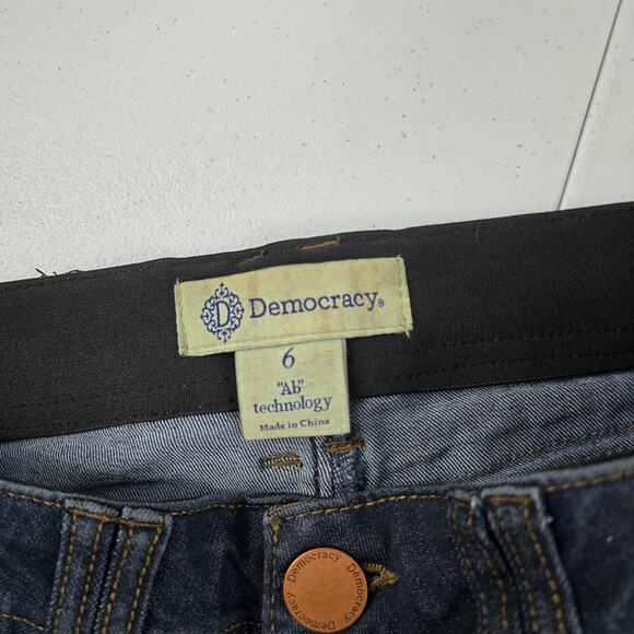 Democracy ab technology jeans slim skinny size 6 womens 5443 - Picture 10 of 12